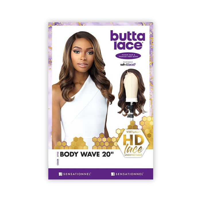 BODY WAVE 20″ | Sensationnel Butta Lace Human Hair Blend HD Lace Front Wig