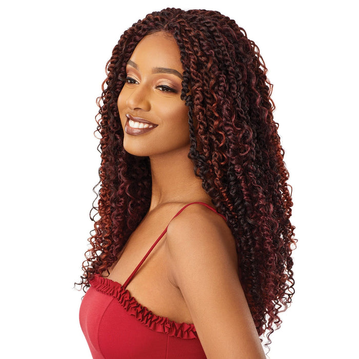 BOHO PASSION WATERWAVE 22 | X-Pression Twisted Up Synthetic 4X4 Swiss Lace Front Braid Wig | Hair to Beauty.