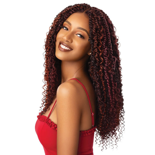 BOHO PASSION WATERWAVE 22 | X-Pression Twisted Up Synthetic 4X4 Swiss Lace Front Braid Wig | Hair to Beauty.