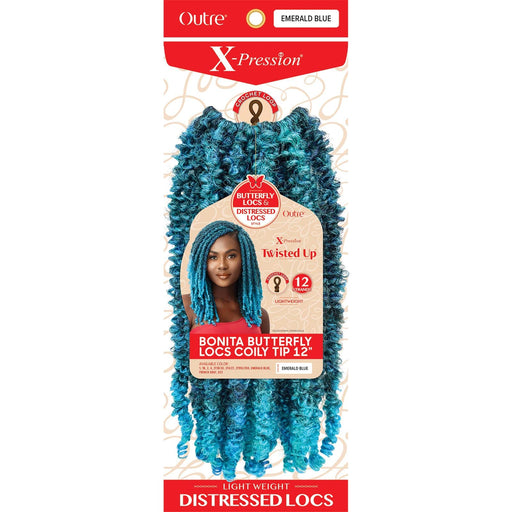 BONITA BUTTERFLY LOCS COILY TIP 12″  | Twisted Up Synthetic Braid | Hair to Beauty.