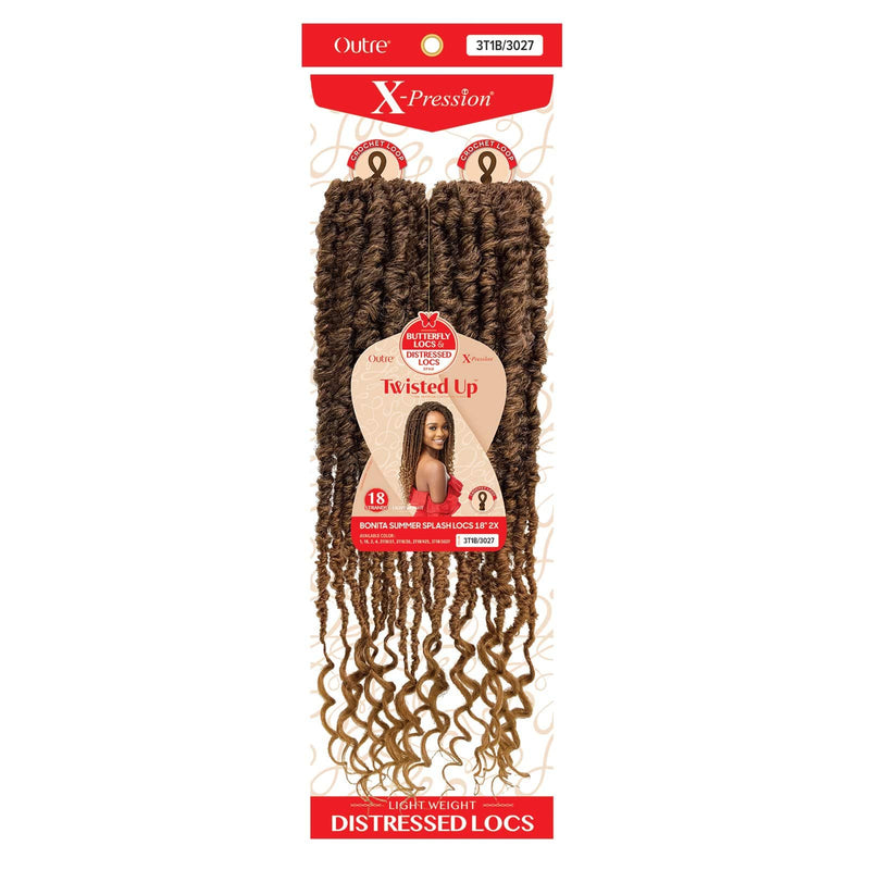 BONITA SUMMER SPLASH LOCS 18" 2X | Twisted Up Synthetic Braid | Hair to Beauty.