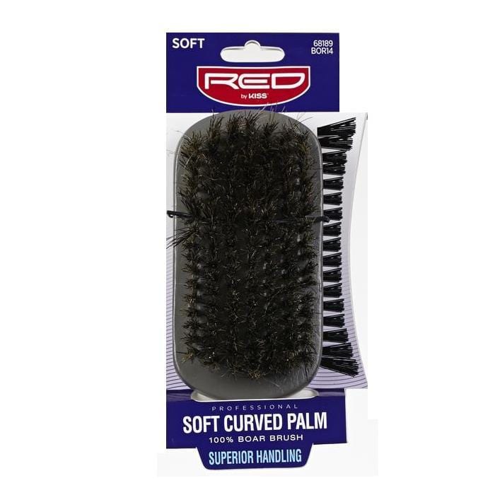 RED BY KISS | 100% Boar Soft Curved Palm | Hair to Beauty.