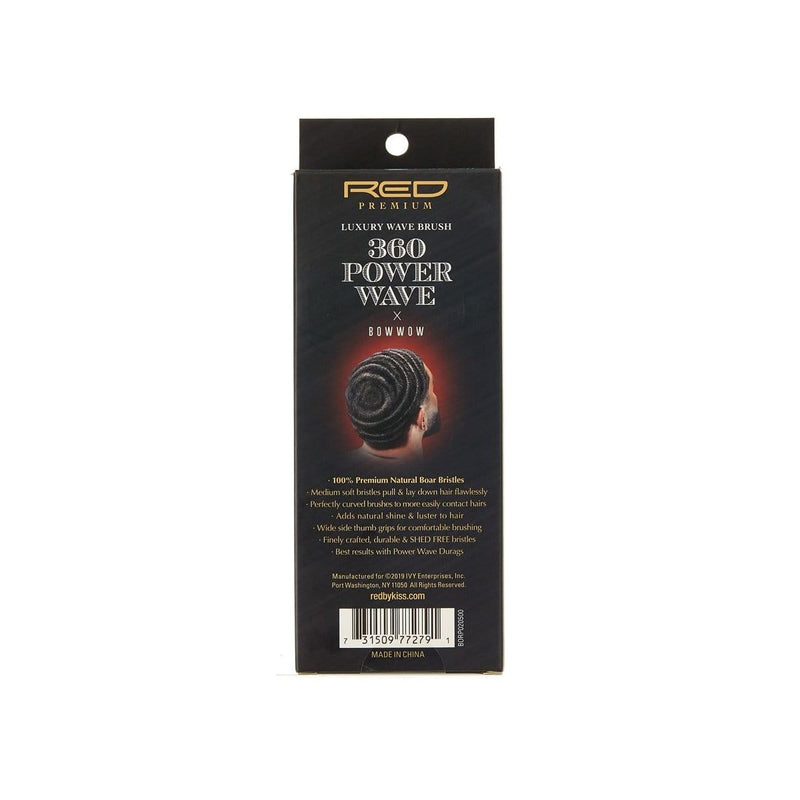 RED PREMIUM | 360 Power Wave Brush- Medium Soft Club | Hair to Beauty.