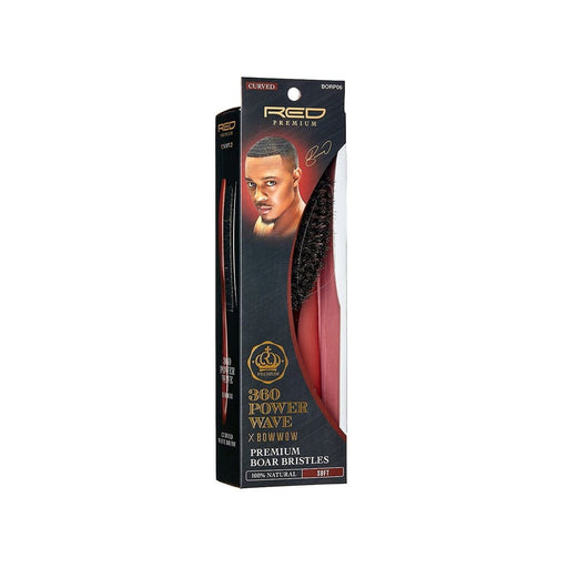 RED PREMIUM | 360 Power Wave Boar Brush (Soft) | Hair to Beauty.