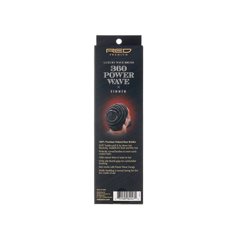 RED PREMIUM | 360 Power Wave Boar Brush (Soft) | Hair to Beauty.