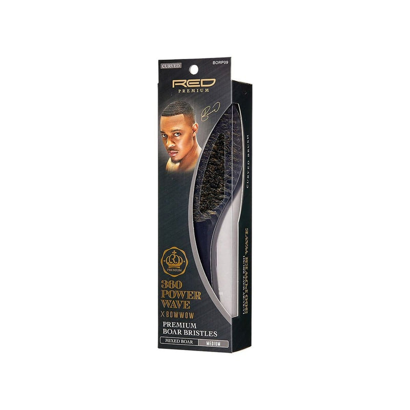 RED PREMIUM | 360 Power Wave Boar Brush (Medium) | Hair to Beauty.