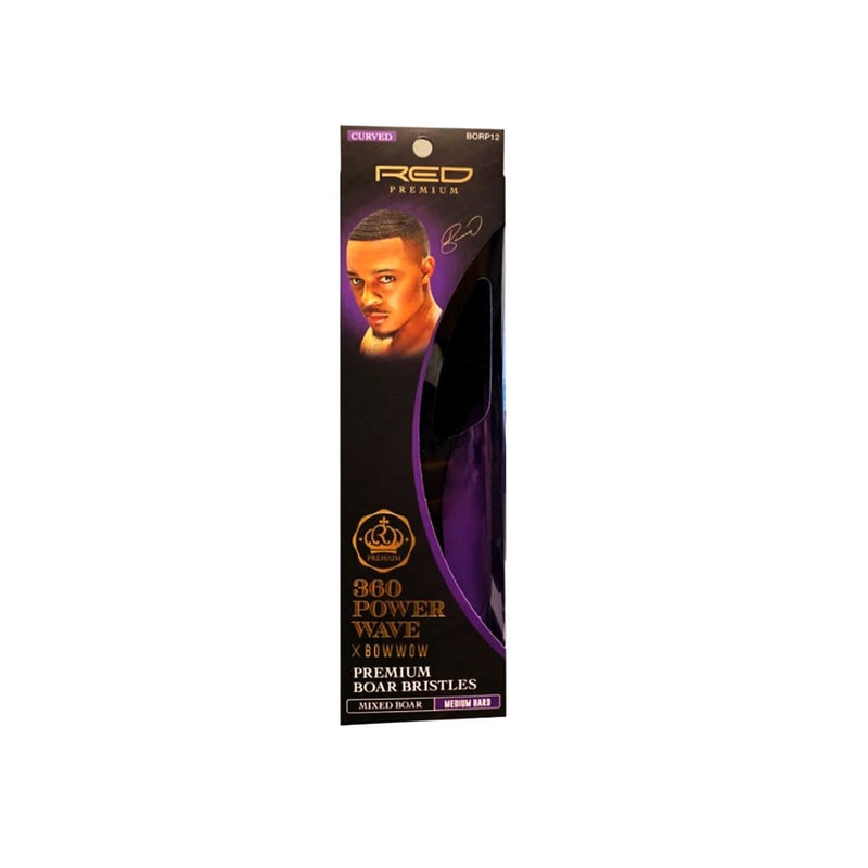 RED PREMIUM | 360 Power Wave Boar Brush (Medium Hard) | Hair to Beauty.