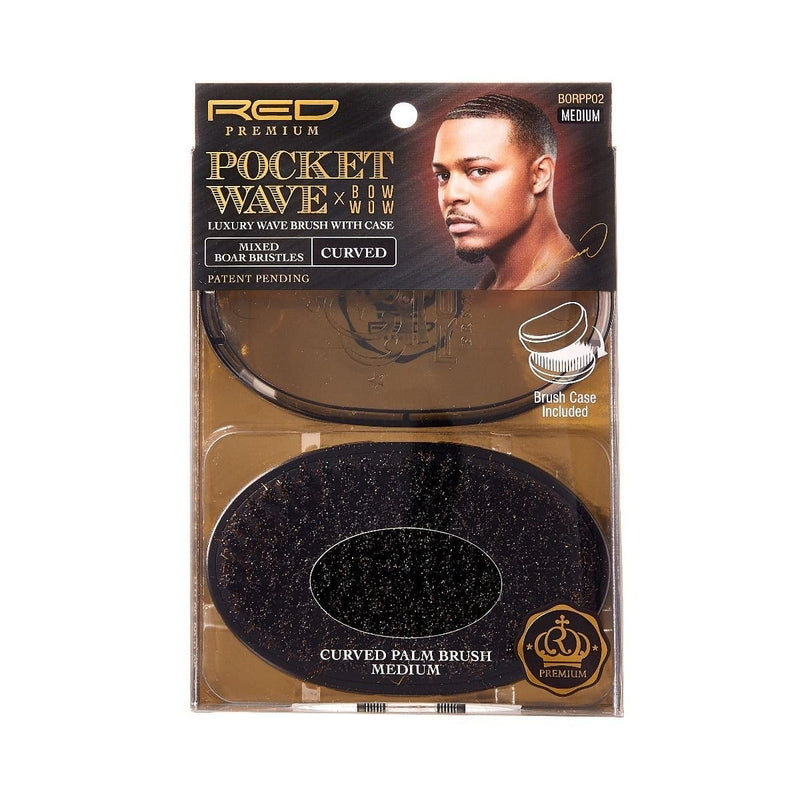 RED PREMIUM | Pocket Wave Brush (Medium) | Hair to Beauty.