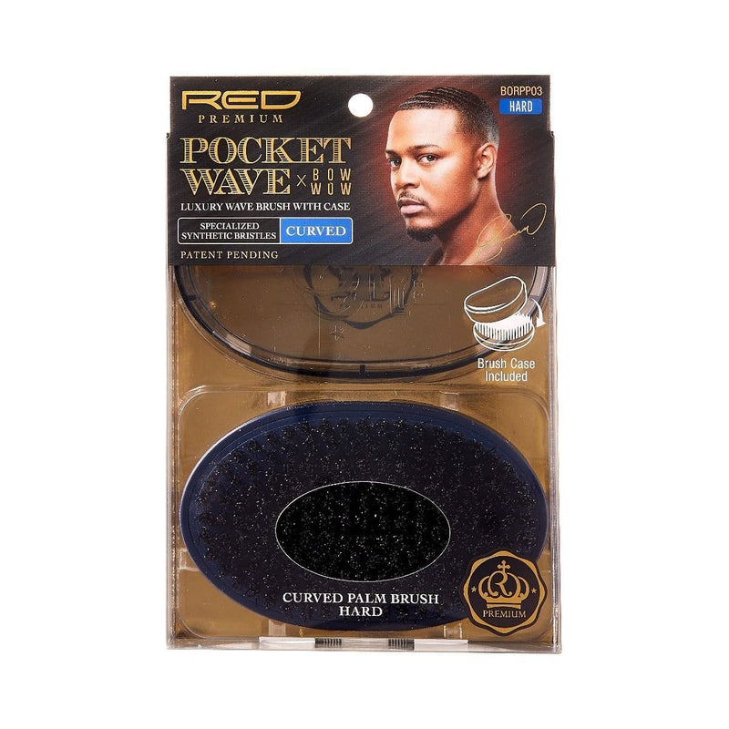 RED PREMIUM | Pocket Wave Brush (Hard) | Hair to Beauty.