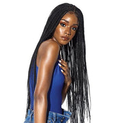 RUWA BOX BRAID 36" | Synthetic Swiss Lace Front Wig | Hair to Beauty.