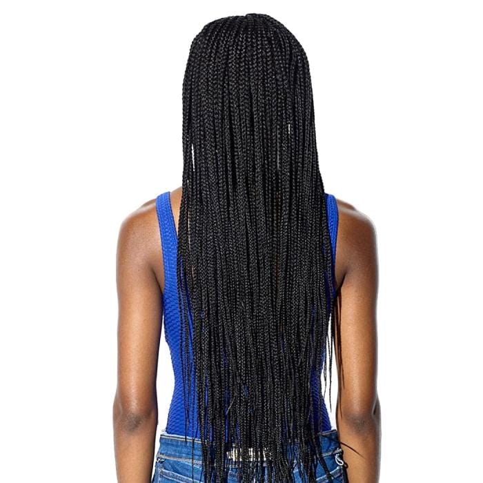 RUWA BOX BRAID 36" | Synthetic Swiss Lace Front Wig | Hair to Beauty.