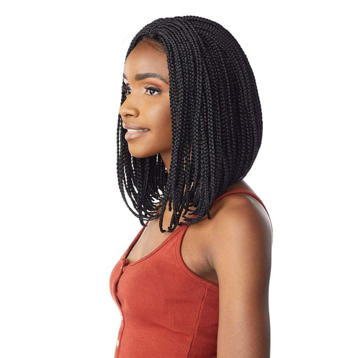 BOX BRAID BOB | Cloud9 Synthetic 4X4 Swiss Hand-Braided Lace Wig | Hair to Beauty.