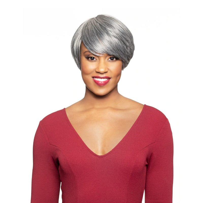 BRENDA | Foxy Silver Synthetic Wig | Hair to Beauty.