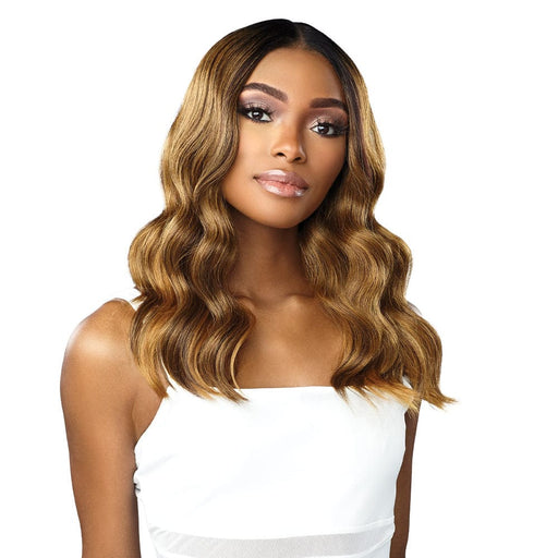 BEACH WAVE 20″ | Sensationnel Butta Lace Human Hair Blend HD Lace Front Wig - Hair to Beauty.