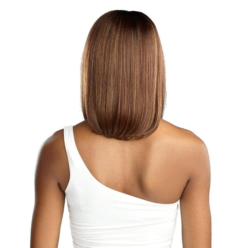 BOB 12″ | Sensationnel Butta Lace Human Hair Blend HD Lace Front Wig | Hair to Beauty.