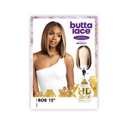 BOB 12″ | Sensationnel Butta Lace Human Hair Blend HD Lace Front Wig | Hair to Beauty.