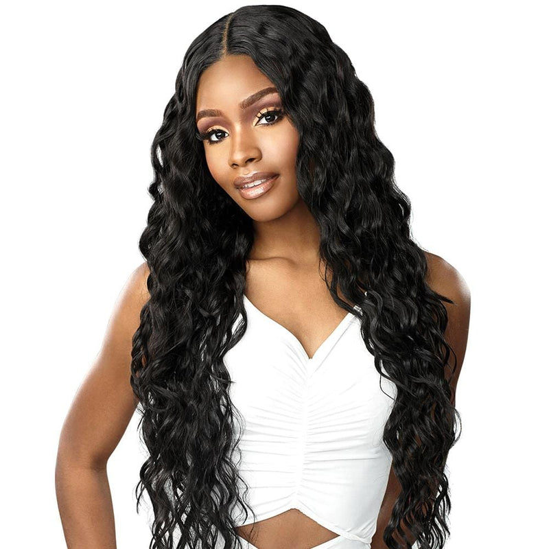 LOOSE CURLY 32" | Sensationnel Butta Lace Human Hair Blend HD Lace Front Wig | Hair to Beauty.