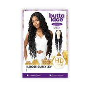 LOOSE CURLY 32" | Sensationnel Butta Lace Human Hair Blend HD Lace Front Wig | Hair to Beauty.