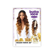 OCEAN WAVE 30″ | Butta Lace Human Hair Blend HD Lace Front Wig | Hair to Beauty.