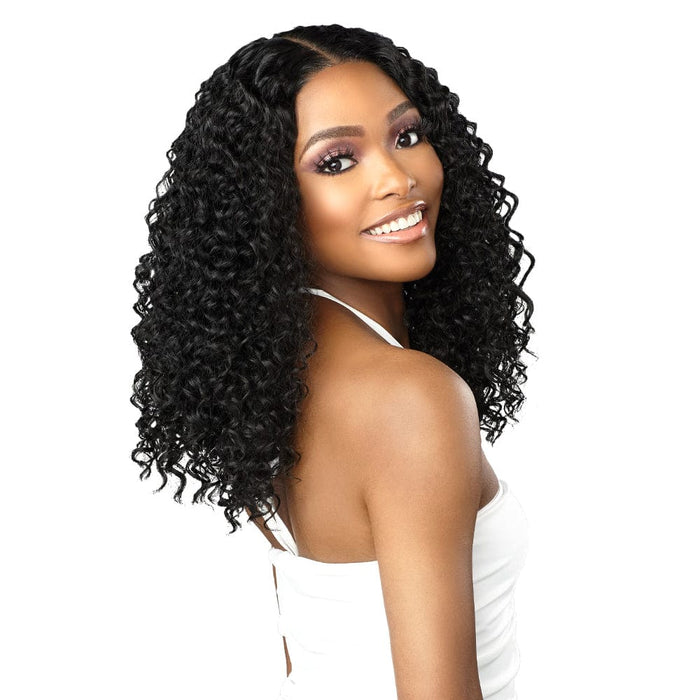 WATER WAVE 16″ | Sensationnel Butta Lace Human Hair Blend HD Lace Front Wig