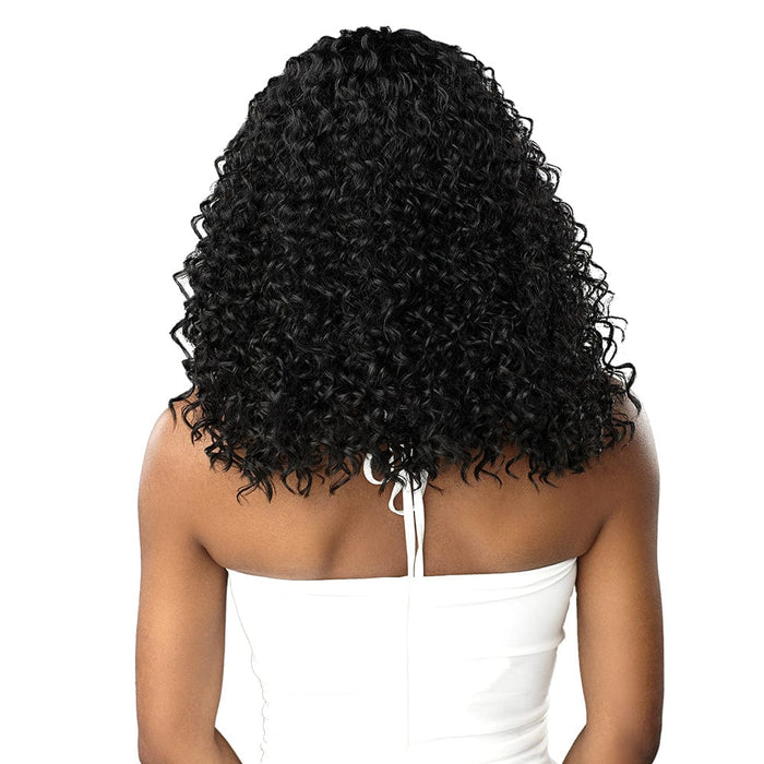 WATER WAVE 16″ - Sensationnel Butta Lace Human Hair Blend HD Lace Front Wig