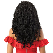 BUTTERFLY BOMB TWIST 24″ | Outre X-Pression Twisted Up Synthetic 4X4 Lace Front Braid Wig - Hair To Beauty | Color Shown : 1B