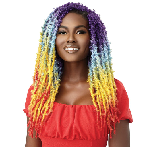 BUTTERFLY JUNGLE ISLAND SUMMER LOCS 18" | Outre X-pression Twisted Up Synthetic Braid | Hair to Beauty.