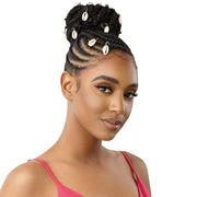 BUTTERFLY JUNGLE WAVY BOX BRAID 16″ | Outre Pretty Quick Wrap Synthetic Ponytail | Hair to Beauty.