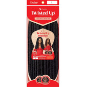 BUTTERFLY LOCS 22″ | Outre X-Pression Twisted Up Synthetic 4X4 Lace Front Braid Wig | Hair to Beauty.