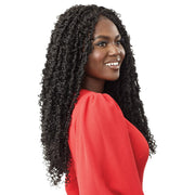 BUTTERFLY PASSION TWIST 26″ | Outre X-Pression Twisted Up Synthetic 4X4 Lace Front Braid Wig - Hair To Beauty | Color Shown : 1B
