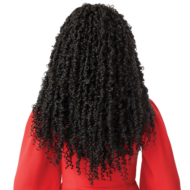 BUTTERFLY PASSION TWIST 26″ | Outre X-Pression Twisted Up Synthetic 4X4 Lace Front Braid Wig - Hair To Beauty | Color Shown : 1B