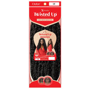 BUTTERFLY PASSION TWIST 26″ | Outre X-Pression Twisted Up Synthetic 4X4 Lace Front Braid Wig - Hair To Beauty | Color Shown : 1B