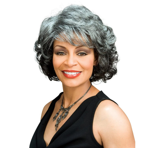 BARBARA | Foxy Silver Synthetic Wig | Hair to Beauty.
