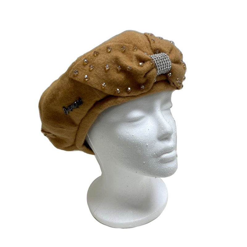 BE U - Wool Texture Ribbon Beret Hat