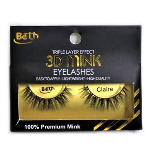 BE U | 3D Mink Eyelashes CLAIRE | Hair to Beauty.