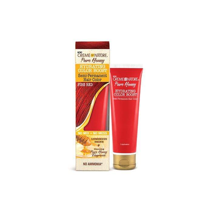 CREME OF NATURE | Pure Honey Hydrating Color Boost Semi-Permanent Hair Color | Hair to Beauty.