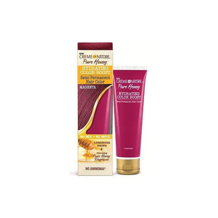 CREME OF NATURE | Pure Honey Hydrating Color Boost Semi-Permanent Hair Color | Hair to Beauty.