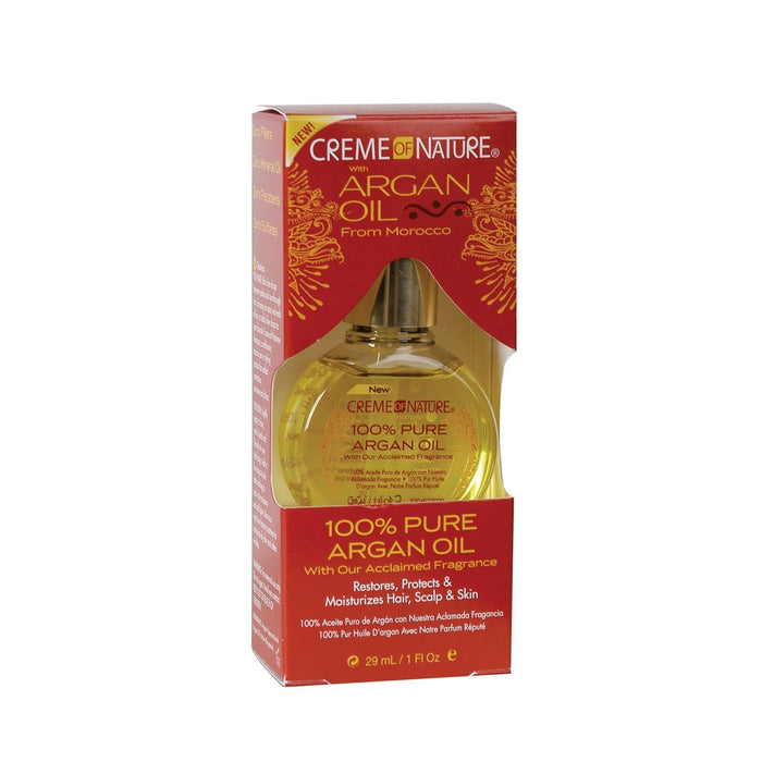 CREME OF NATURE | 100% Pure Argan Oil from Morocco 1oz | Hair to Beauty.
