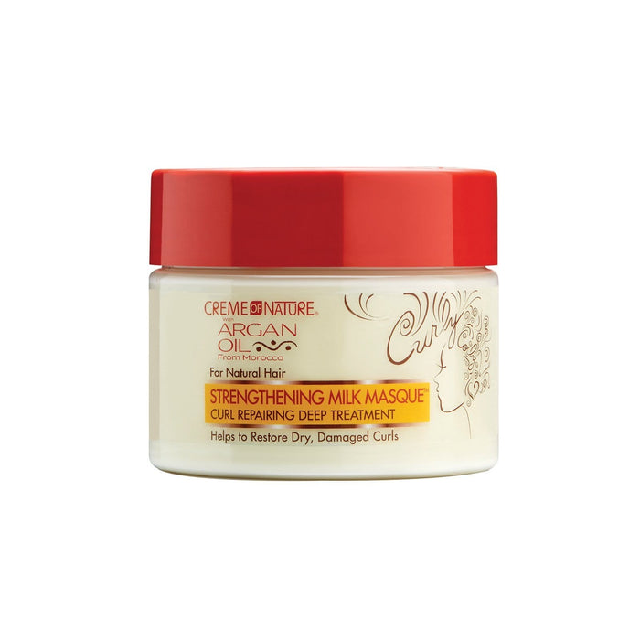 CREME OF NATURE | Strengthening Milk Masque Curl Repairing Deep Treatment 12oz | Hair to Beauty.