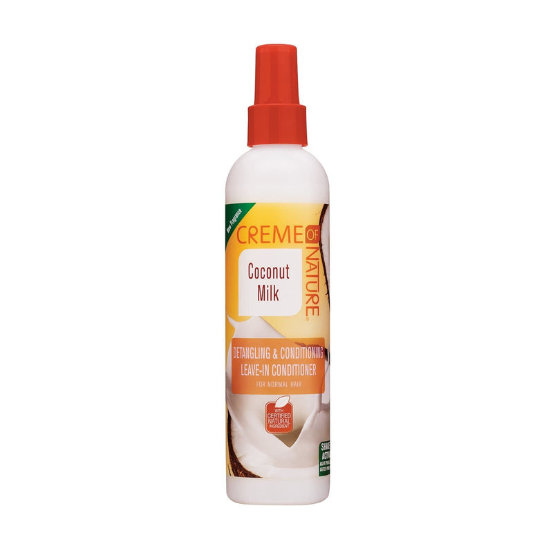CREME OF NATURE | Detangling & Conditioning Coconut Milk Leave-In Conditioner 8.45oz | Hair to Beauty.