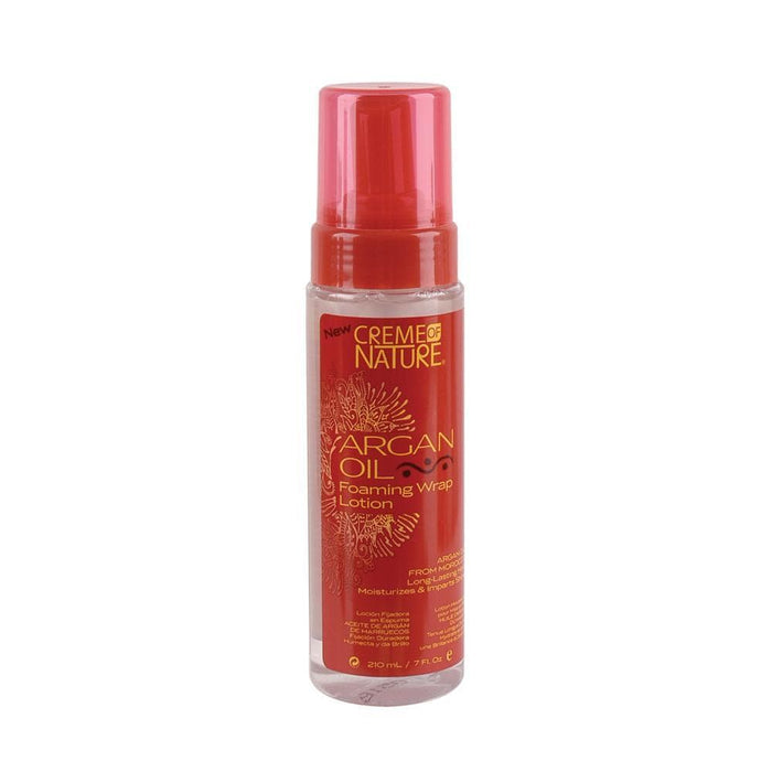CREME OF NATURE | Argan Oil Foaming Wrap Lotion 7oz | Hair to Beauty.