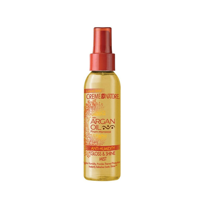 CREME OF NATURE | Argan Oil Anti-Humidity Gloss & Shine Mist 4oz | Hair to Beauty.