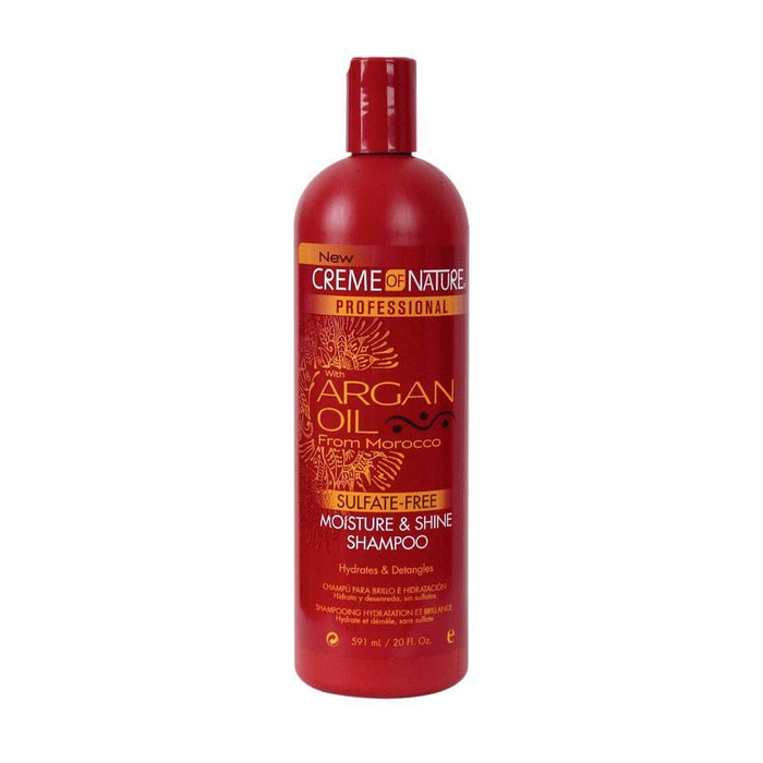 CREME OF NATURE | Argan Oil Sulfate-Free Moisture and Shine Shampoo 20oz | Hair to Beauty.