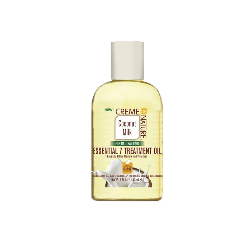 CREME OF NATURE | Essential 7 Coconut Milk Treatment Oil 4oz | Hair to Beauty.