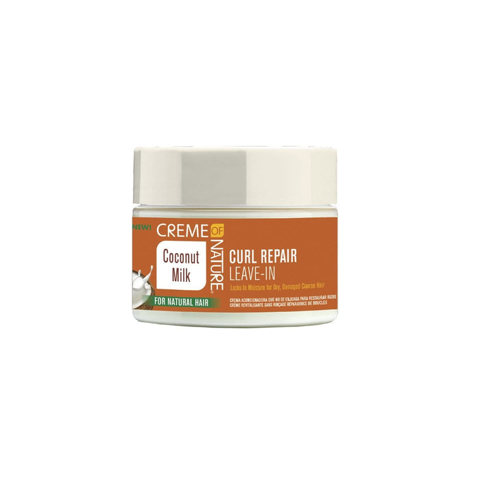 CREME OF NATURE | Curl Repair Coconut Milk Leave-In Cream 11.5oz | Hair to Beauty.