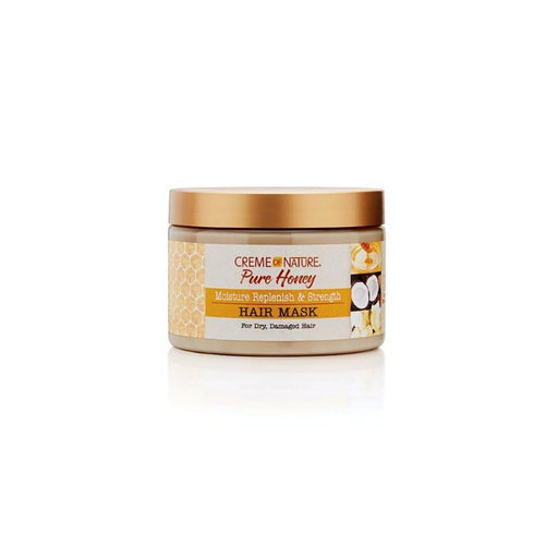 CREME OF NATURE | Pure Honey Moisture Replenish and Strength Hair Mask 11.5oz | Hair to Beauty.