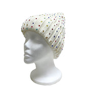 BE U | Rhinestone Bling Bling Beanie Hat - Hair to Beauty.