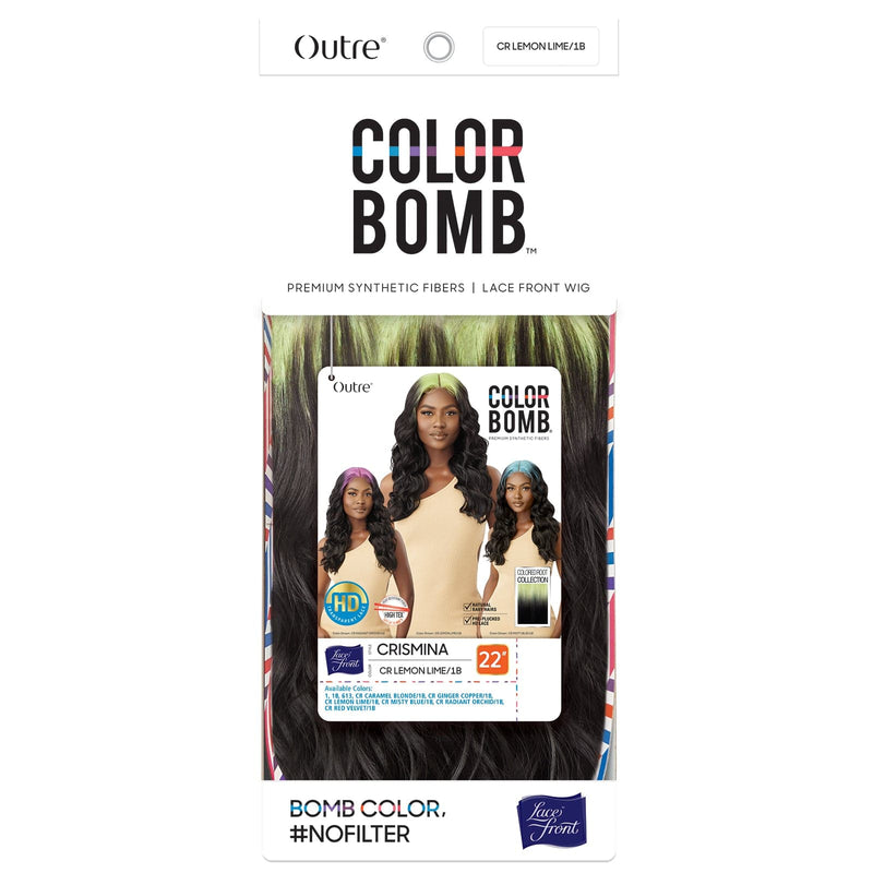 CRISMINA | Outre Color Bomb Synthetic HD Lace Front Wig - Hair to Beauty.