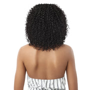 CURLY TWIST 14" | Outre Big Beautiful Human Hair Blend U Part Cap Leave Out Wig | Hair to Beauty.