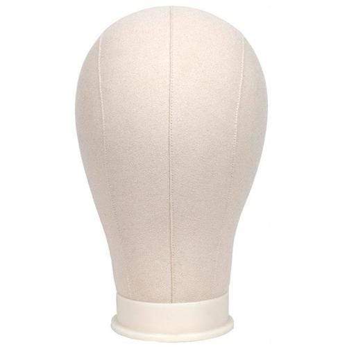 BE U | White Canvas Block Mannequin Head | Hair to Beauty.